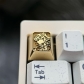 1U Brass Artisan Keycaps for Mechanical Keyboard Personalized Keycaps -Asuka